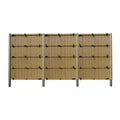 HDPE Artificial Bamboo Fence Outdoor Furniture for Balcony Patio Terrace Gate Use