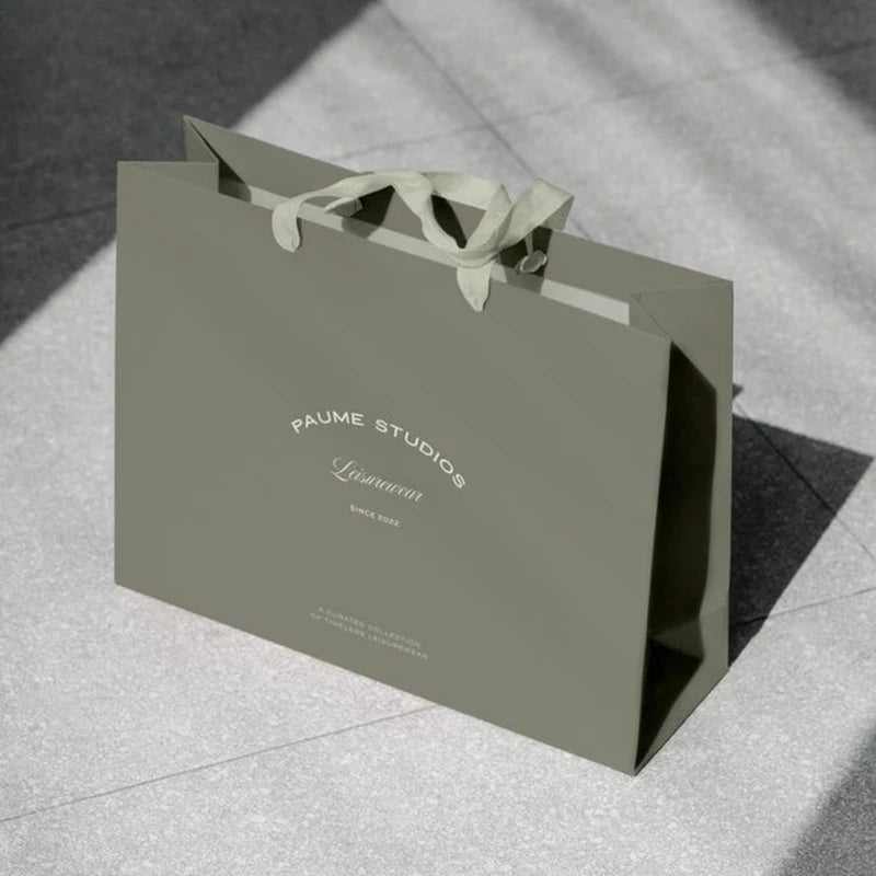 Customized Logo Luxury Bolsa De Papel Paperbag Retail Gift Boutique Shopping Packaging Paper Bag