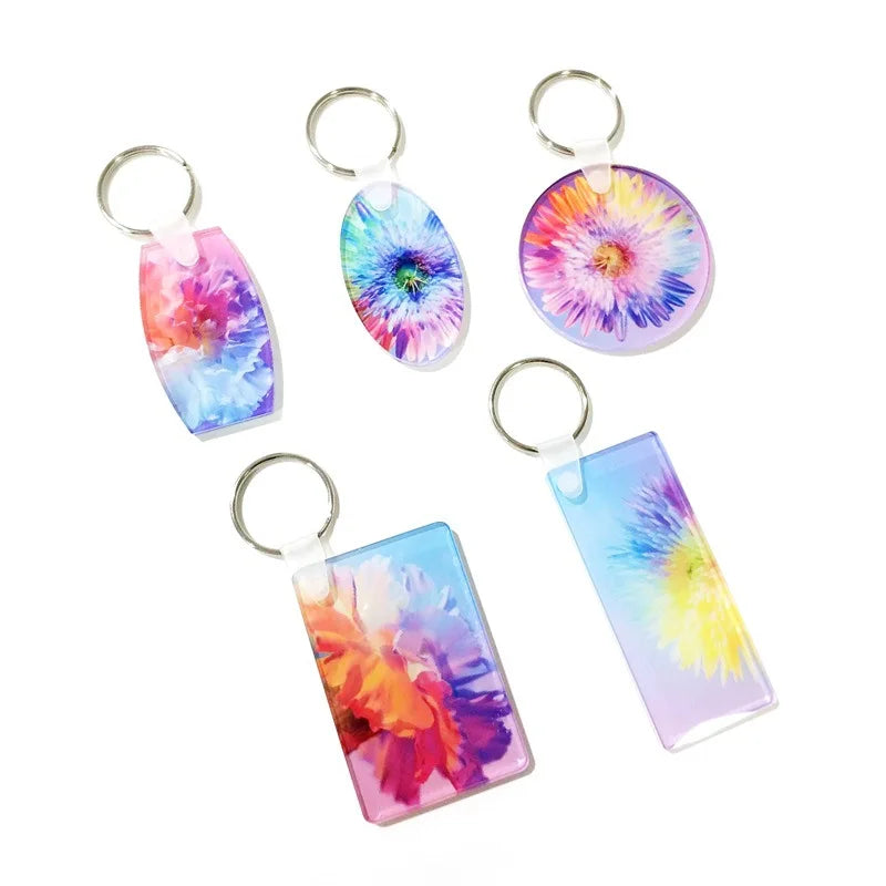 Home Decor Many Shapes Sublimation Acrylic Key Holder Blanks for Christmas Gifts/Bag Decor/Advertising