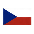 Direct Manufacturer Sale High Quality 90x150cm Large Czech Republic Flag Custom Logo Cloth Material Screen Printing Cheap Price
