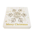 Wholesale High Quality Christmas Gold Foil Offset Printed UV Coated Kids Candy & Cake Gift Packaging Box