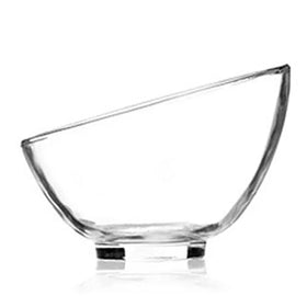 Creative Oblique Cutting Glass Bowls Glass Dessert Bowls . Fruit and Vegetable Salad Bowls Are on Sale