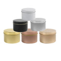 Wholesale Custom 8oz Scented Candles Tins Empty Decorative Round Candle Jars Candle Tin Box Tin Cans