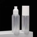 Wholesale Flat PET Thick Frosted Spray Bottle 100ml Alcohol Spray Bottle Fine Mist Cosmetic Spray Bottle