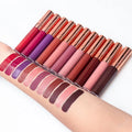 High Pigment Liquid Lipstick 43 Color Matte Lip Gloss Round Lipgloss Tube Matte Lipgloss Vendor