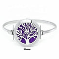 Wholesale 30mm 316L Stainless Steel Bracelet Aroma Essential Oil Diffuser Bangle Twist Bracelet