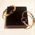 QIUHAN Personalised Exaggerated Custom Letters Name Big Hoop Earrings