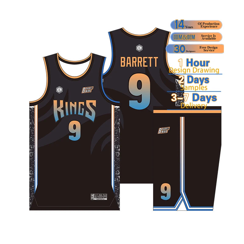 Unisex Reversible Basketball Jersey Shorts Set Quick Dry Polyester Custom Wholesale Design  Breathable Basketball Wear