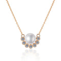 Mozambique Natural Freshwater Pearl Pendant S925 Sterling Silver Smiling Angel Lock Necklace Wholesale Spot Product