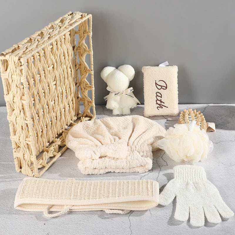 Stock Hot Sell Beautiful Promotional Spa Products  and New Item Bath Set   Custom  with logo Luxury Promotional Gift Items
