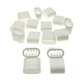 Factory Woven Ribbon Bracelet Wrist Band Plastic One-way Teeth Sliding Self-locking Wristband  Lock Closure