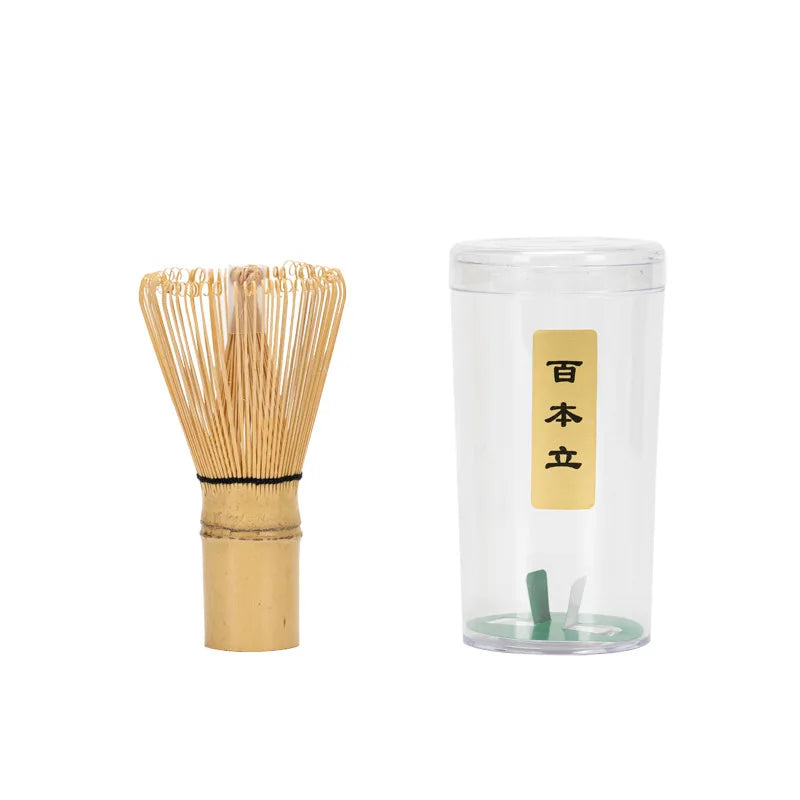 Bambus Bamboo Tea Handheld Bulk Organic 100 Prong Eco-Friendly Free Sample Wholesale Chasen Matcha Whisk