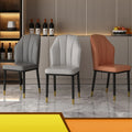 Nordic Style Dining Chair Home Stool Factory Wholesale Simple and Comfortable Backrest Wrought Iron Leg Restaurant Hotel Chair