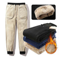 FEIBAI OEM Custom Men's Oversized Sherpa Sweatpants Polar Fleece Warm Jogger Pants Drawstring Sweatpants