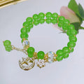 Wholesale Colorful Popping Crystal Beads Bracelets Kids Princess Cartoon Butterfly Moon Star Cute Charm Bracelets for Teen Girls