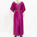 Middle East Party Festival Dress Off the Shoulder Heavy Industry Handsewn Abaya Dubai Turkey