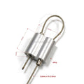 OEM Custom 15mm Cable Suspension Hanging Lights Fixture Stainless Steel Wire Rope Aluminum Looping Gripper Brass Cable Clips