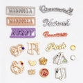 Handbag Label Zinc Alloy logo Brand Bag Accessories Handbag Hardware Metal logo for Bag