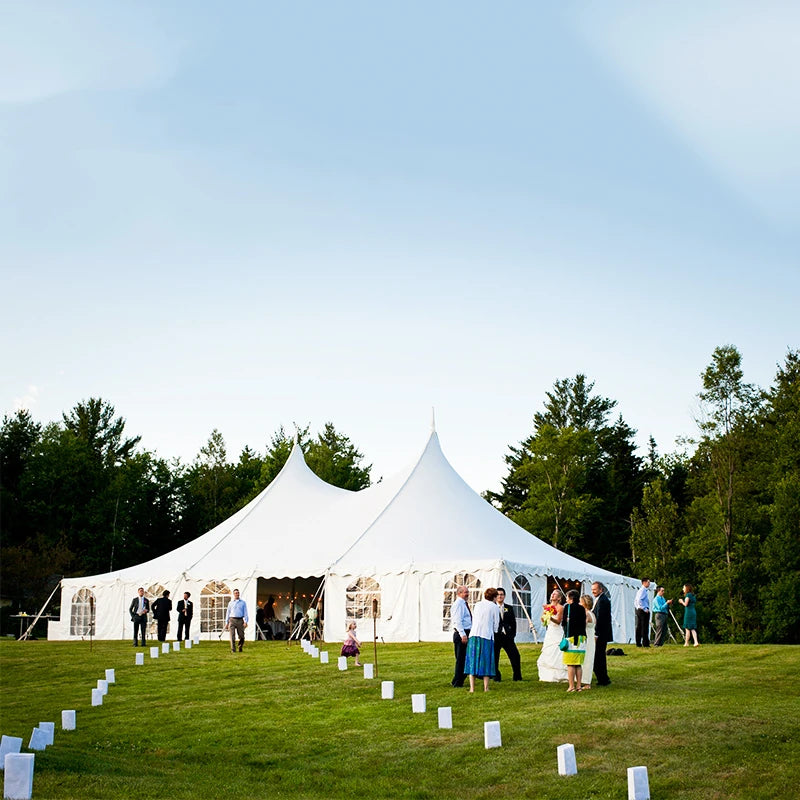 Outdoor Huge Clear Span Luxury Wedding Polygon Marquee Tent for 500 People