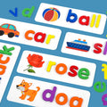 Wholesale Baby Spell Learning Wood Game English Spinish German Wooden Alphabet Fun Educational Toys