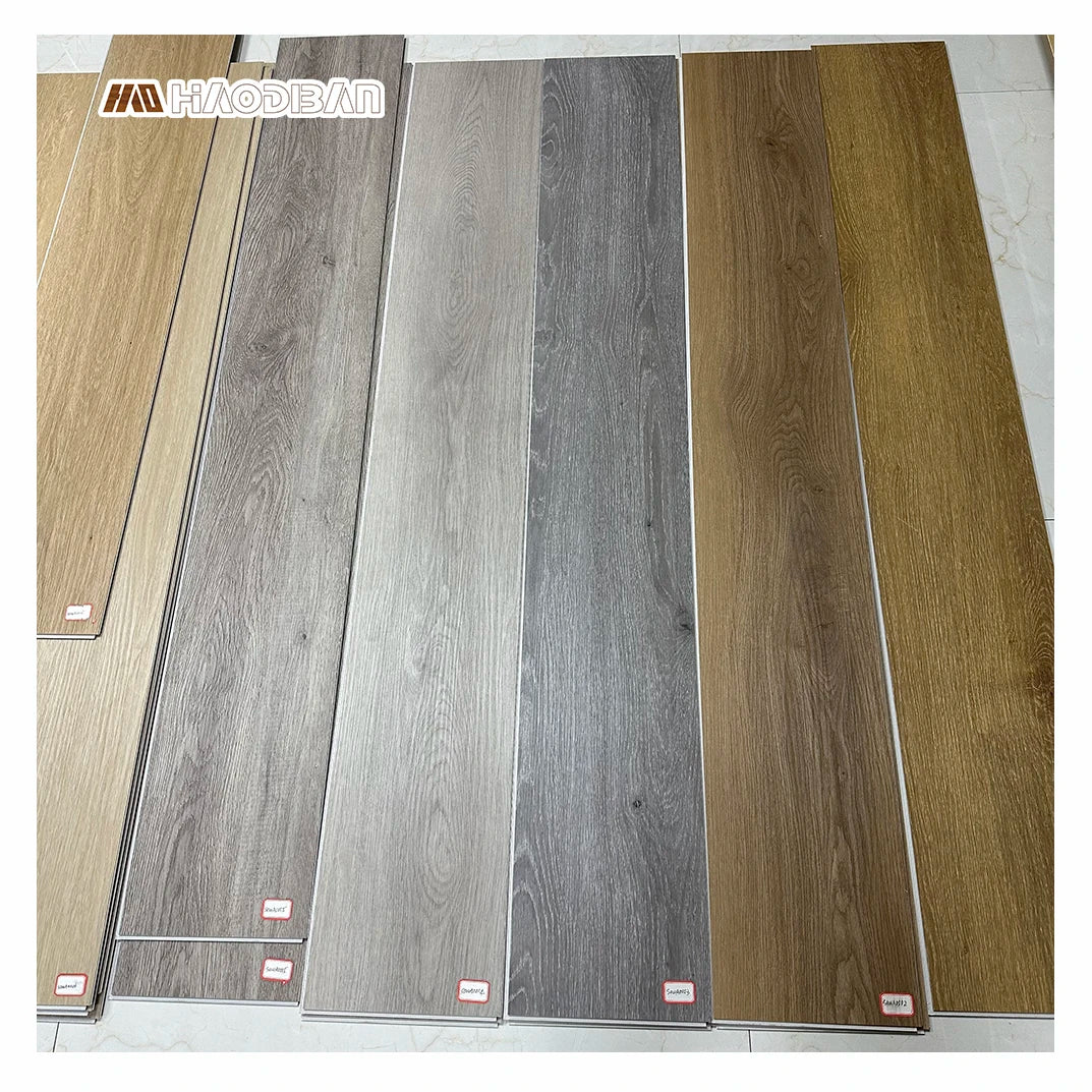 Friendly Waterproof SPC Flooring Light Grey Luxury Vinyl Flooring LVP SPC Hybrid Flooring