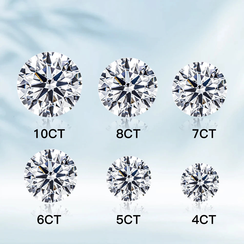 IGI Factory Stock 0.5ct 1ct 1.5ct 2ct 3ct 4ct 5ct D VVS1 3EX HPHT CVD Synthetic Lab Grown Diamond
