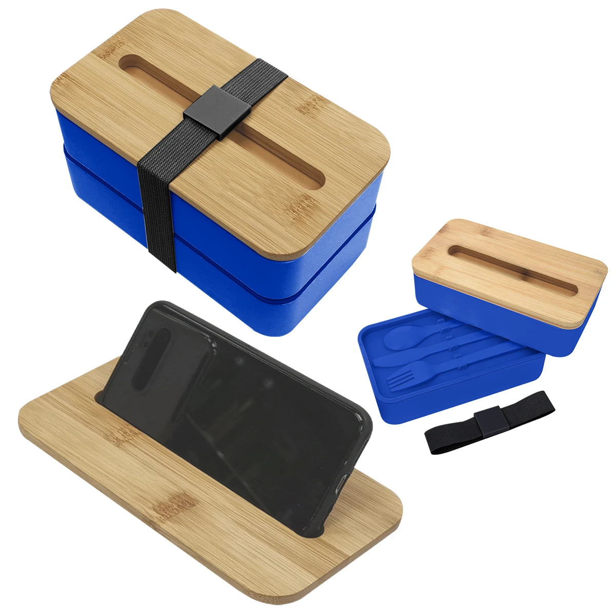 Wholesale Hot Sale High Quality Plastic Lid Microwave Safe Dual Tier 1-3L Capacity Food Grade Certified Lunch Bento Box