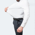 Men's Shirts Formal Office Dress Shirts for Men Cotton Casual Stand-up Collar Long Sleeve Shirt
