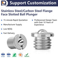 Hot Selling High Quality Stainless Steel Spring Ball Plunger Press Flange Ball Plunger Fastener