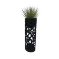 Hollow Classic Fiber Flower Pot Planter for Outdoor/Indoor Use Durable Eco-Friendly Garden Pots for Shopping Mall & Floor Decor