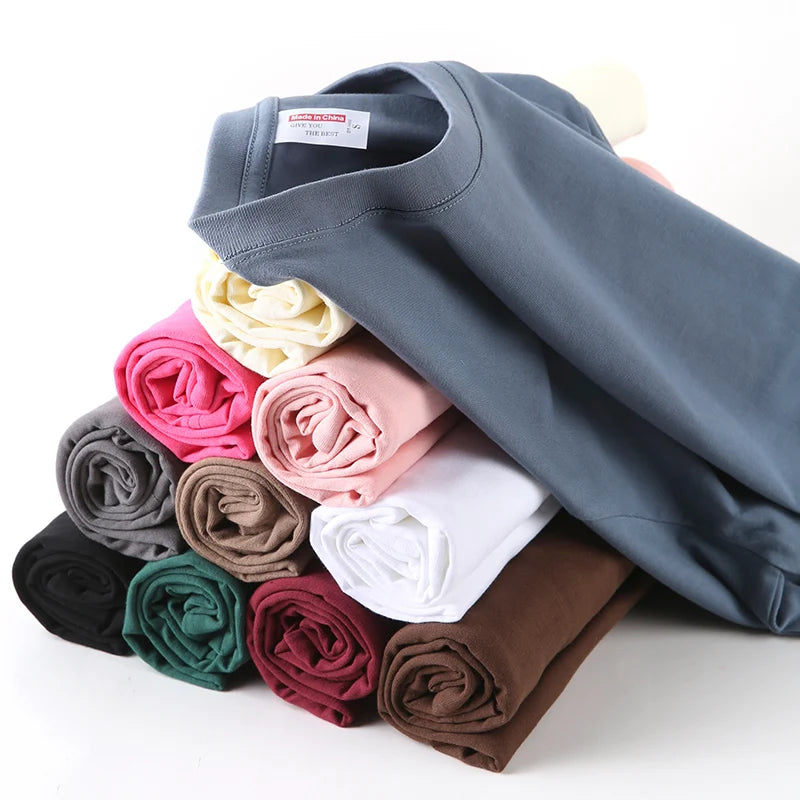Custom logo 220GSM Tshirt Mutil Color Hot Selling T Shirt 100% Pure Cotton Simple Men'S Summer T-Shirts