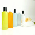 Luxury 125ML Custom Transparent Cylinder Glass Perfume Bottle Screen Printed Pump Sprayer Essential Oil Skin Care Serum Facial