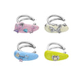 Y2K Style Summer Jewelry Colorful Zircon Ear Cuff Earrings Cute Enamel Clip-on Earrings for Girls Women