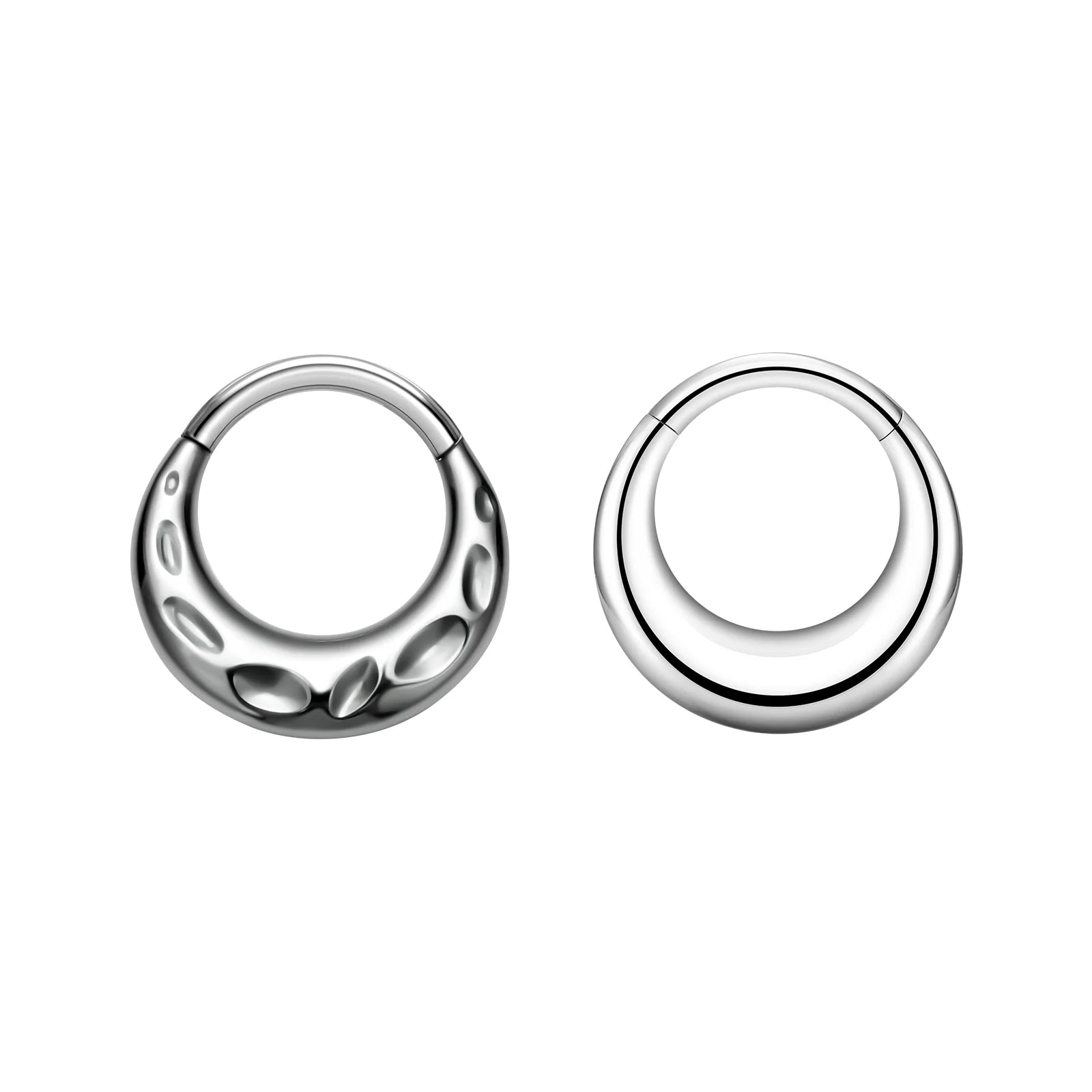 New G23 Titanium Piercing 16G Septum Hoop Nose Ring Clicker Segment Ear Tragus Helix Cartilage Women Earrings Body Jewelry