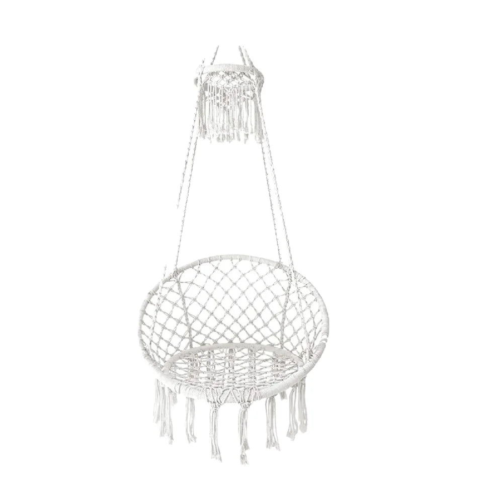 WOQI Rope Hanging Chair Round Swing Chair for Outdoor Camping-Wholesale Supplier