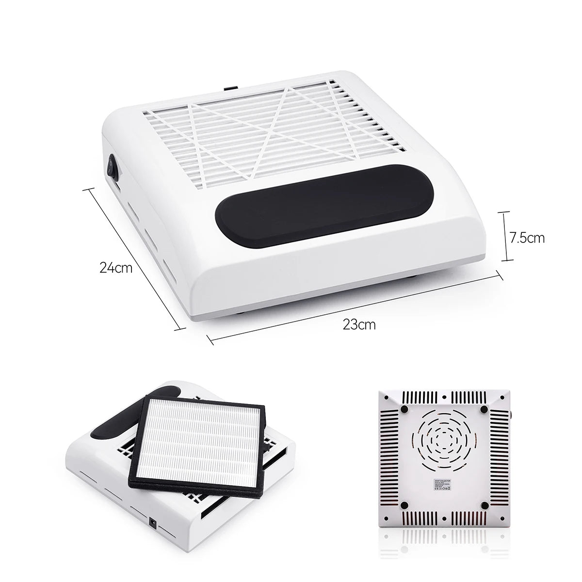 New Designs Electric Nail Dust Collector Professional Nail Desk With Dust Collector