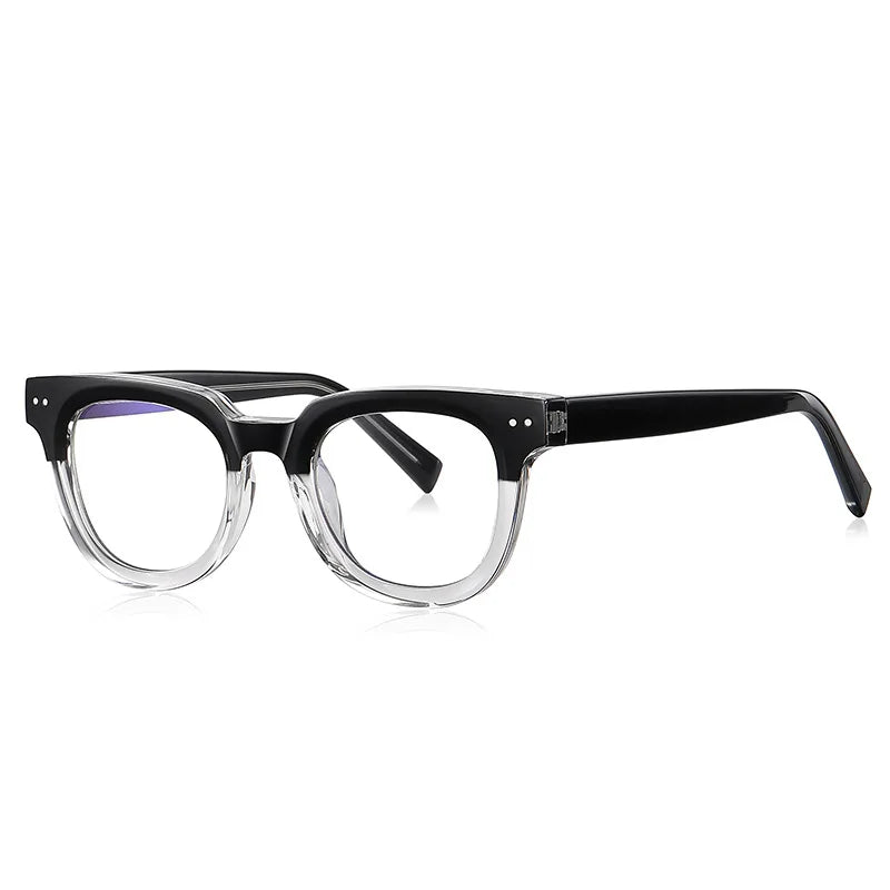 Ready to Stock Hot Selling Men Simple Square Glasses Computer Gaming Anti Blue Light Fashion Optical Eyeglasses