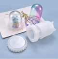 C-0403 DIY Crystal Glue Dropping Mold Self-made Multi-purpose Transparent Cover Dice Cup Silicone Mold