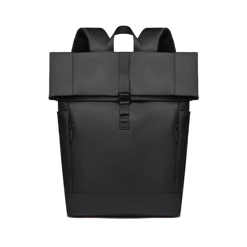 Manufacturer Custom Logo Ecofriendly Recycled RPET Material Outdoor Sport Roll Top Backpack Unisex Roll up Travel Backpack