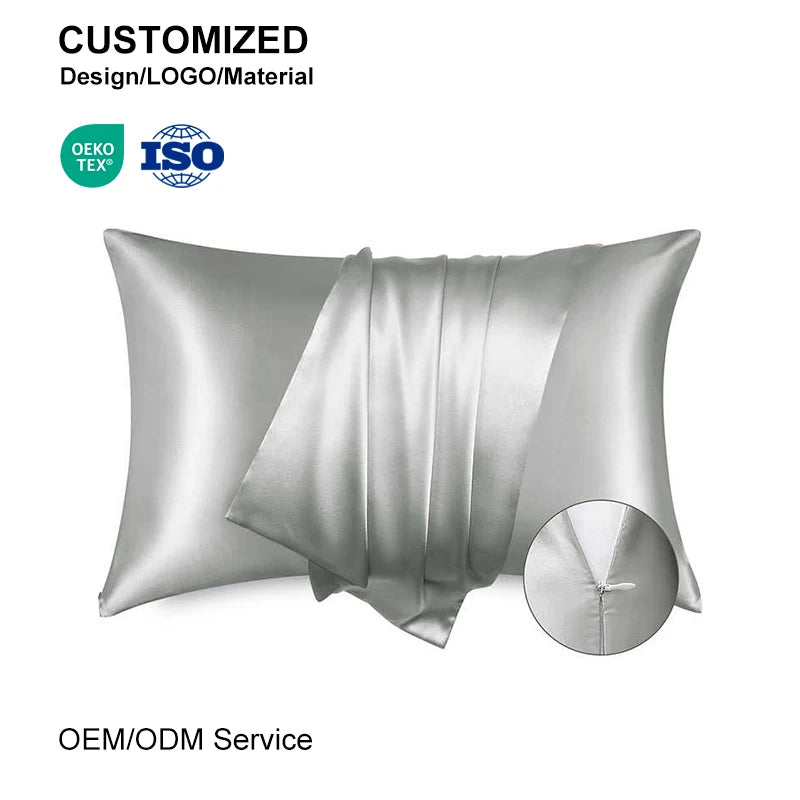 Similar to Silk Pillow Cases Silky & Soft Satin Pillow Case Covers With Zipper Satin Pillowcase for Hair and Skin