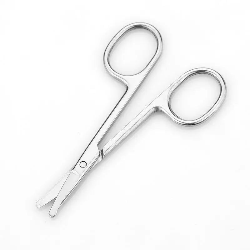 Premium Straight Blade Beauty Care Scissors Multifunction Eyebrow and Nose Hair Makeup Scissors