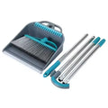 DOOSO Household Floor Cleaning Supplier Long Handle Broom and Dustpan Set with Teeth for Home Easy Remove Dirtyhairs Etc
