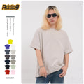 Wholesale Printing Blank 230g Single Stitch Quick Dry Loose Knitted T-shirt Casual Heavyweight Cotton Oversize Men Anti-wrinkle