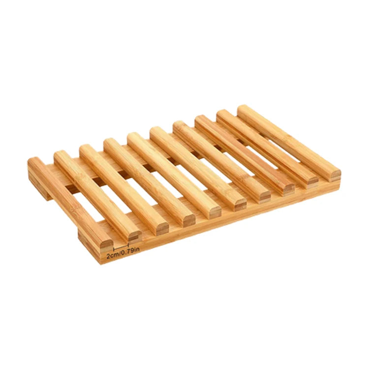 Bamboo and Wood Products Modern Simple Dish Drain Rack Kitchen Household Sink Drain Bowl Rack Storage