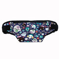 Adjustable Fashion Lightweight Large Capacity Designer Waist Bag With Skull Print Zipper for Best Price & Quality