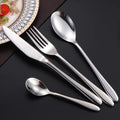 Custom Logo Luxury Stainless Steel Silverware Cutlery Set Knife Fork Spoon Set Flatware Set for Wedding Party Festival