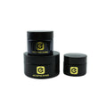 Small UV Black Glass Jar Dark Violet Glass Jar Cosmetic Face Cream Container