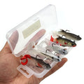 SNEDA Soft Fishing Lure Kit Bait Set 9.3g/10cm 14g/8cm Crank T Tail Fish Jig Head Wobblers De Pesca Fishing Lures