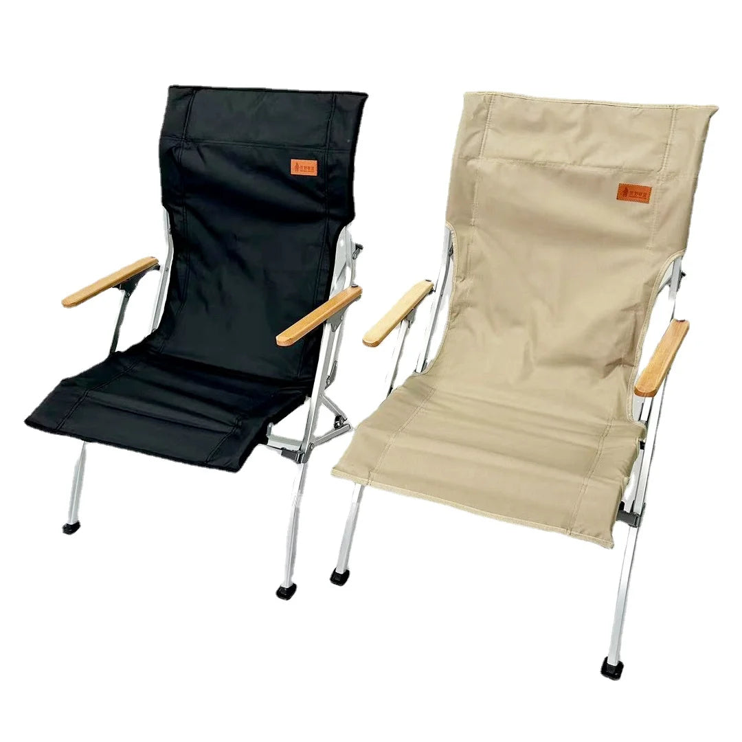 Wholesale Outdoor Folding Camping Chair Aluminum Alloy Outdoor Armchair Chair for Camping Fishing