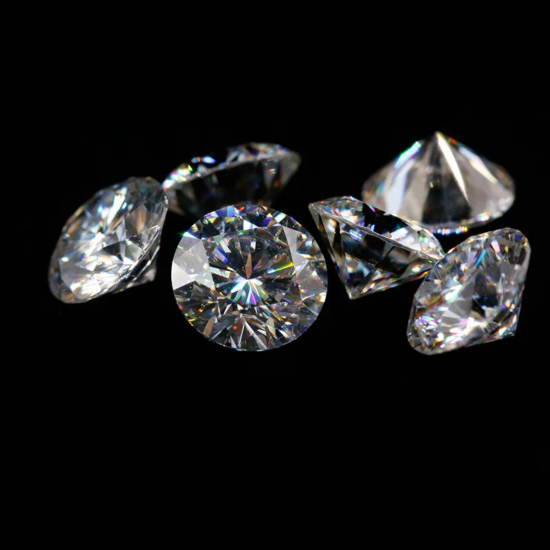 Fengzuan Jewelry  Round 6.5mm White D VVS1 Moissanite Diamond for Jewelry Making